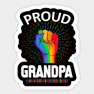 Proud Grandpa Gay Lgbt Sticker